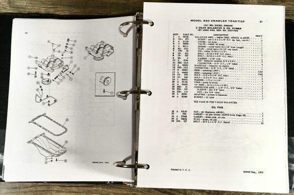 Case 850 Crawler Dozer Loader Service Manual Set Parts Operators 7073469-After - Image 21