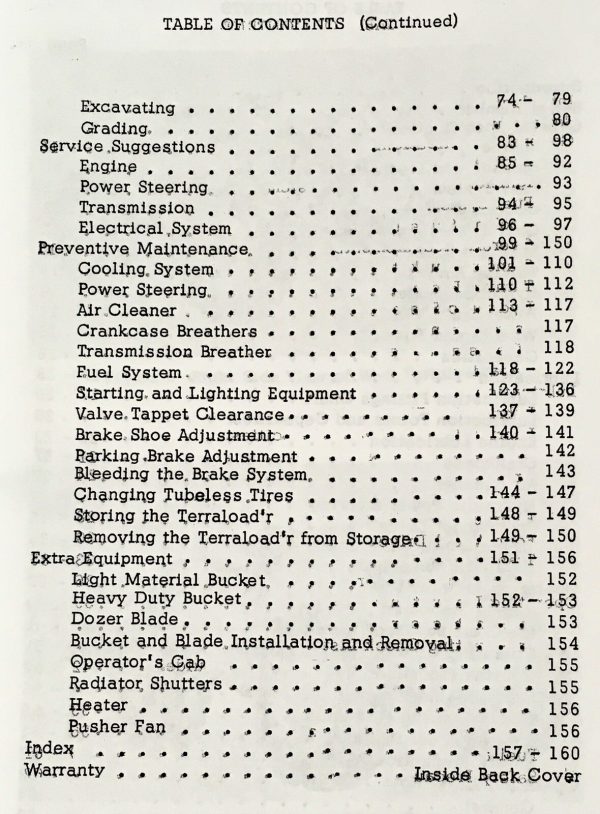 Case W9 Gasoline Terraload'r Service Manual Parts Operators Set Prior to 8150186 - Image 21