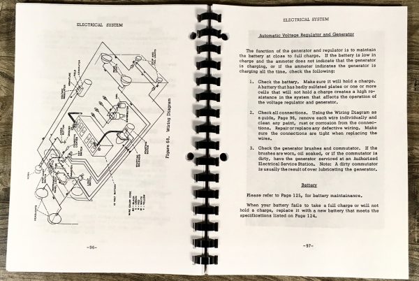 Case W9 Gasoline Terraload'r Service Manual Parts Operators Set Prior to 8150186 - Image 24
