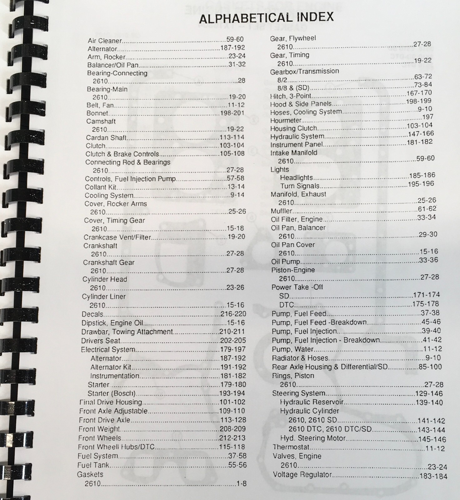 Long 2610 Tractor Service Parts Manual Set Catalog Repair Workshop Shop Book - Image 4