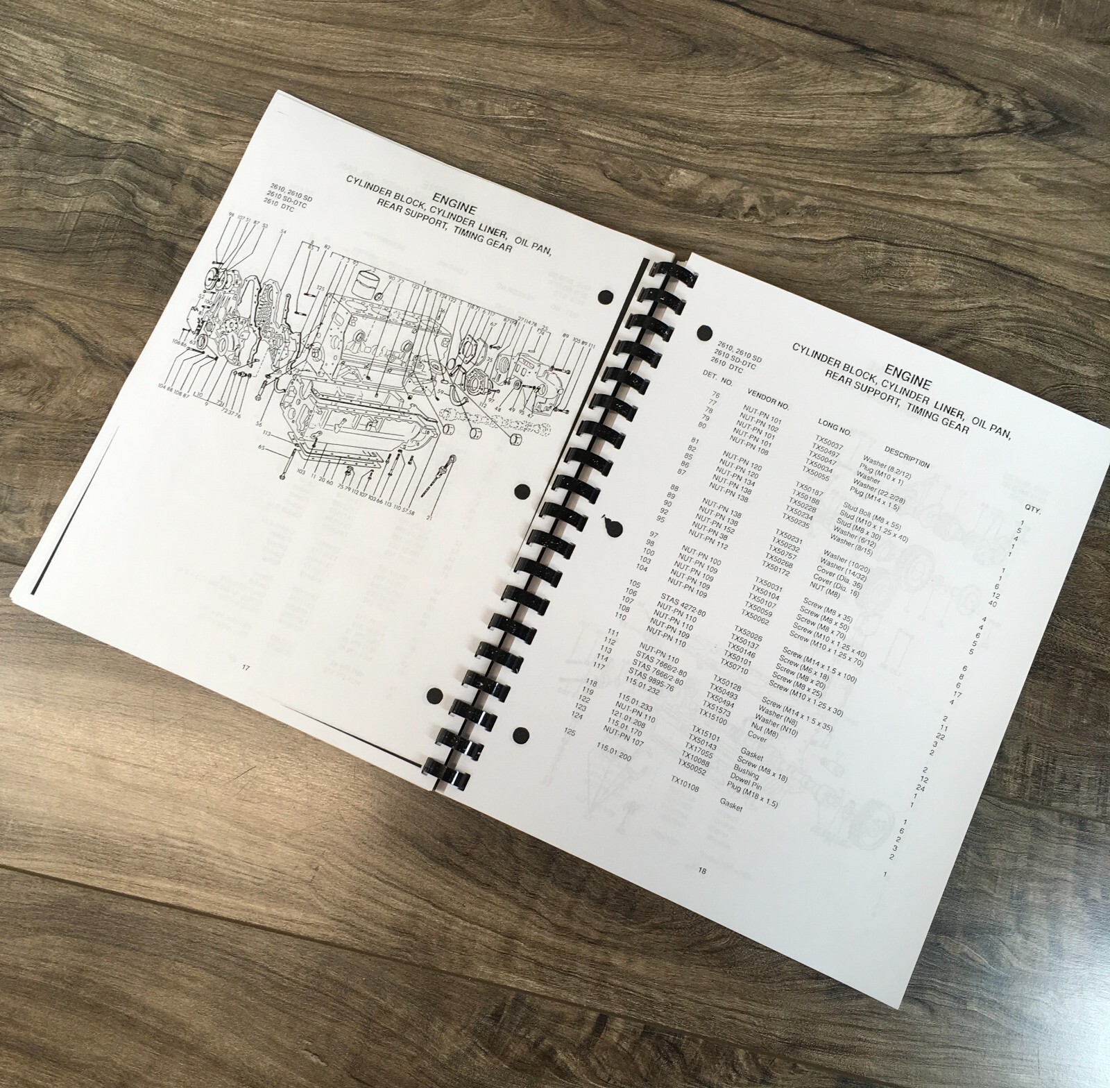 Long 2610 Tractor Service Parts Manual Set Catalog Repair Workshop Shop Book - Image 8