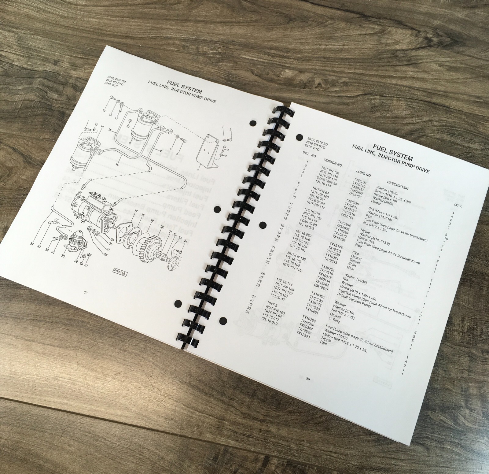 Long 2610 Tractor Service Parts Manual Set Catalog Repair Workshop Shop Book - Image 10