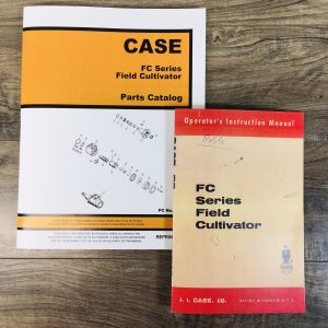 Case FC14-6 FC15-6 & FC18 Field Cultivator Parts Catalog Operators Manual Set