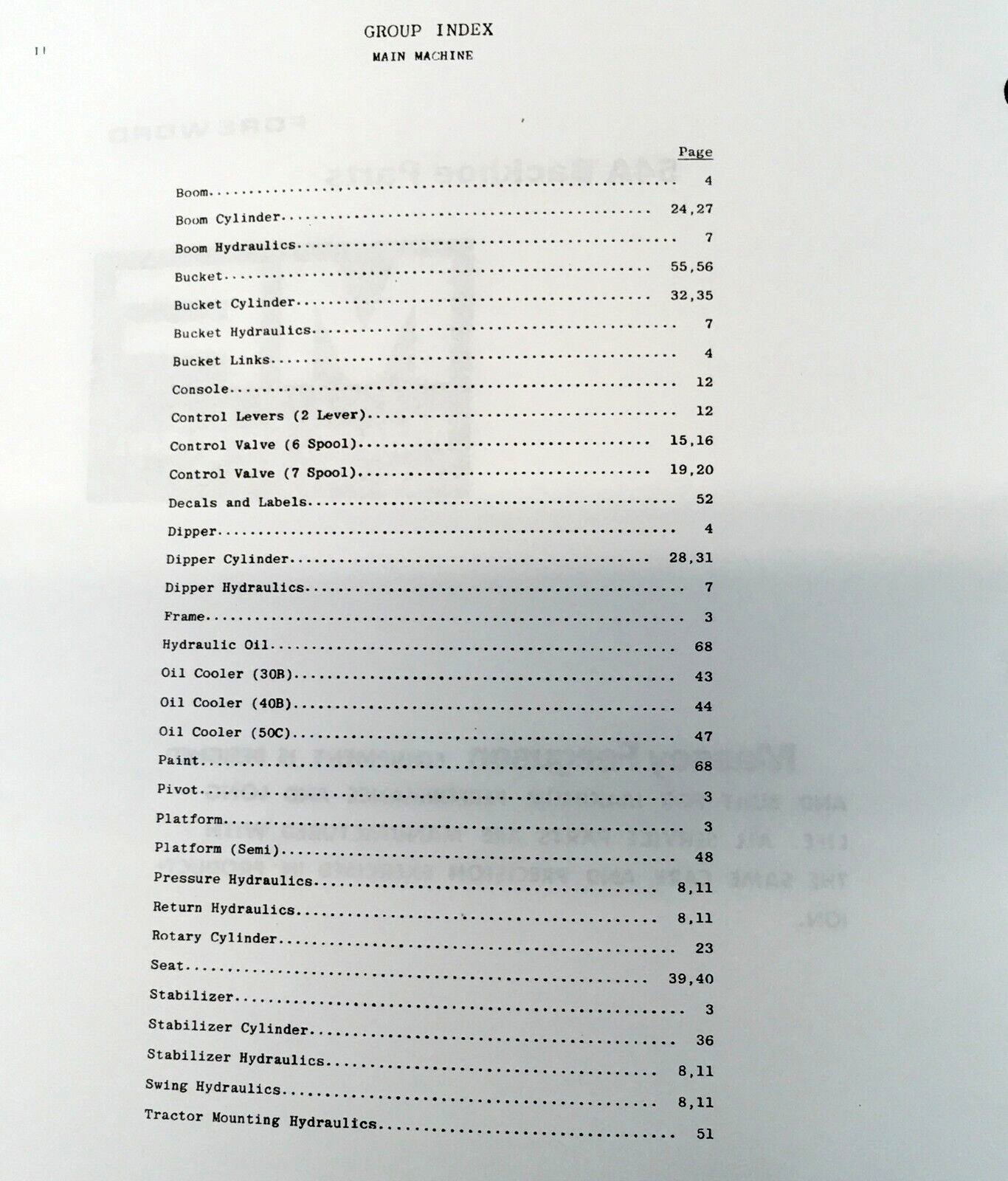 Massey Ferguson 30B Tractor Loader Backhoe Parts Catalog Manual Set Assembly - Image 3