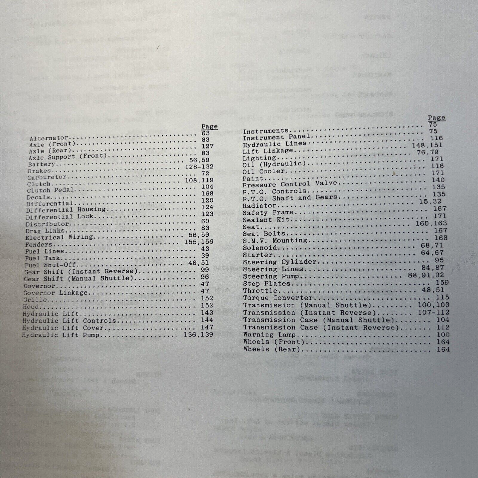 Massey Ferguson 30B Tractor Loader Backhoe Parts Catalog Manual Set Assembly - Image 6