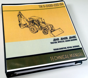 Service Repair Shop Manual fits JD 410B Military Tractor Loader Backhoe