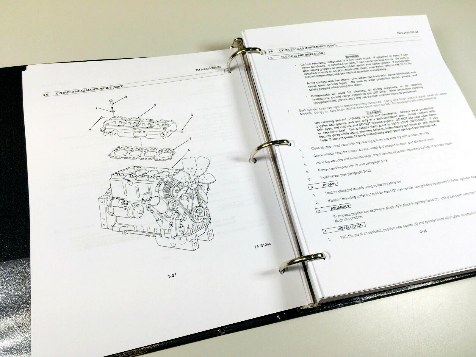 Service Repair Shop Manual fits JD 410C Military Tractor Loader Backhoe - Image 5