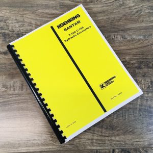 Koehring C-166 T-166 Hydraulic Excavator Parts Manual Catalog Assembly Book