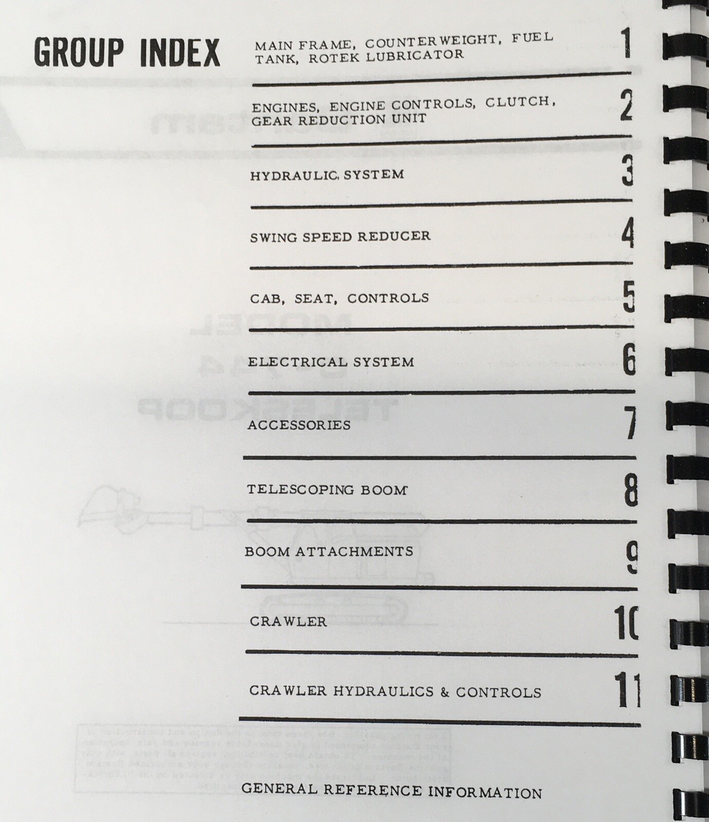 Koehring Batman C-744 Teleskoop Excavator Parts Manual Catalog Assembly Book - Image 2