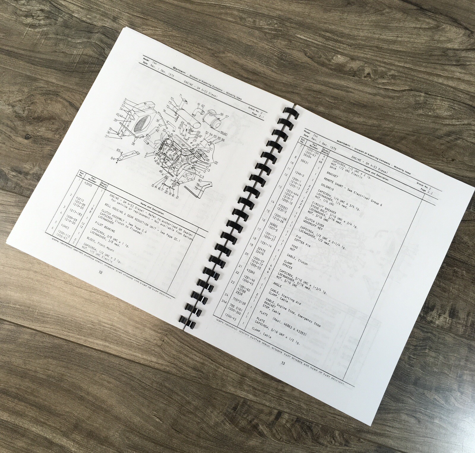 Koehring Batman C-744 Teleskoop Excavator Parts Manual Catalog Assembly Book - Image 4