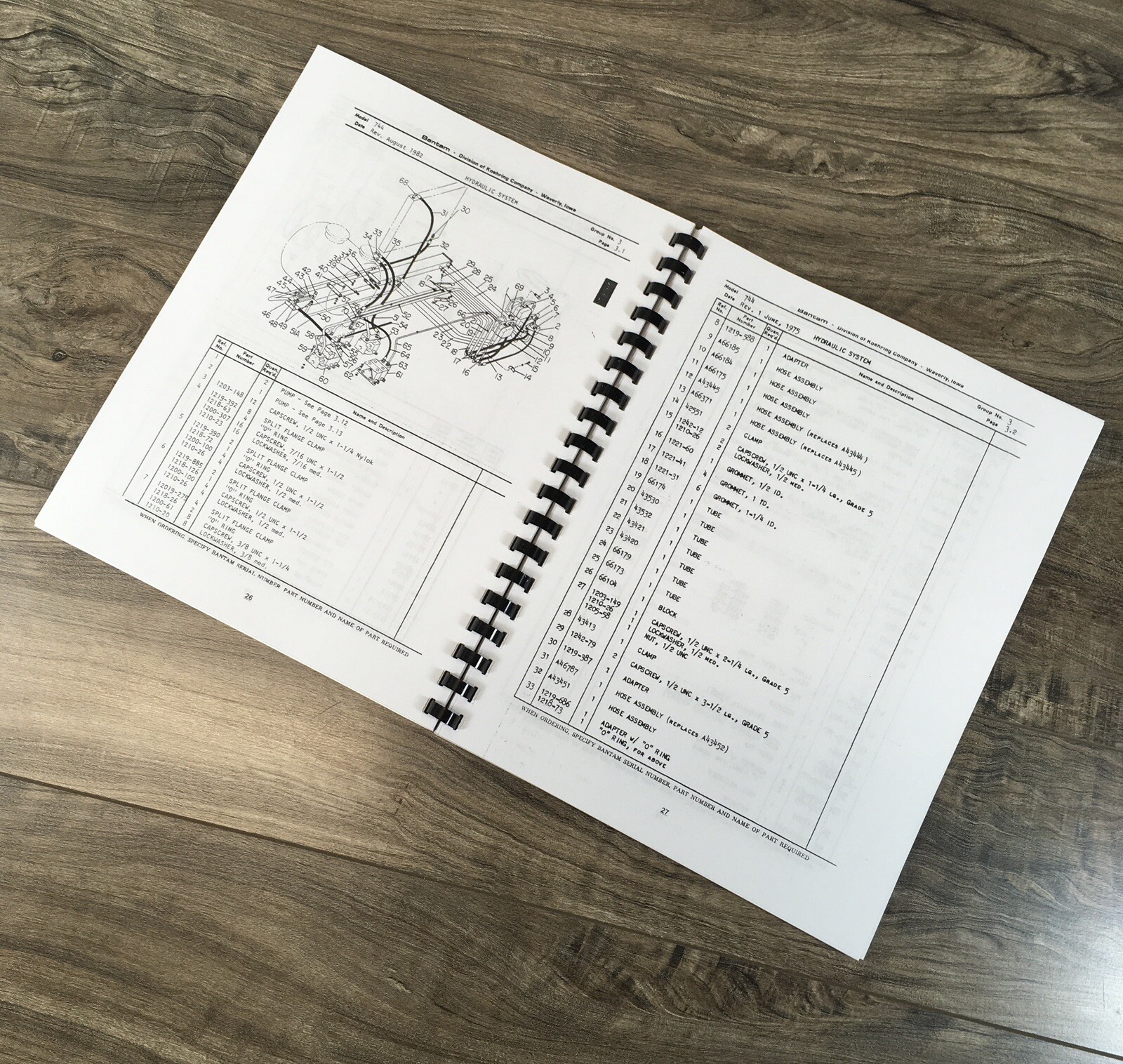 Koehring Batman C-744 Teleskoop Excavator Parts Manual Catalog Assembly Book - Image 5