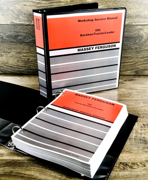 Massey Ferguson 50C Tractor Backhoe Loader Service Manual Repair Shop Technical