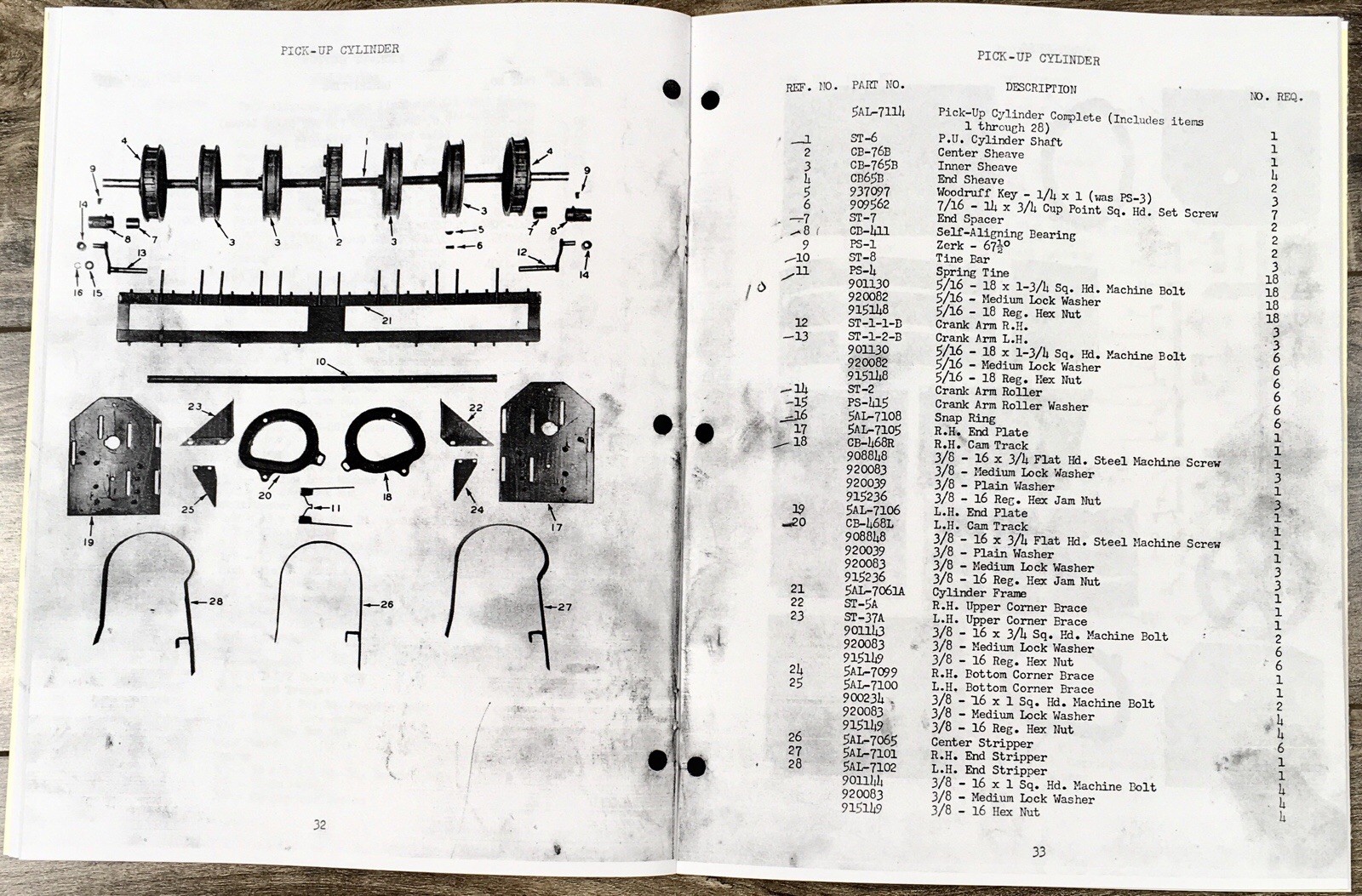 Oliver Model 8 Pick Up Baler Parts Manual Catalog Book Assembly Schematics Views - Image 6