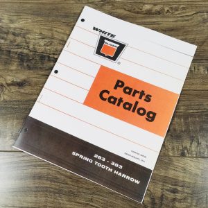 Oliver 283 383 Spring Tooth Harrow Parts Manual Catalog Book Assembly Schematics