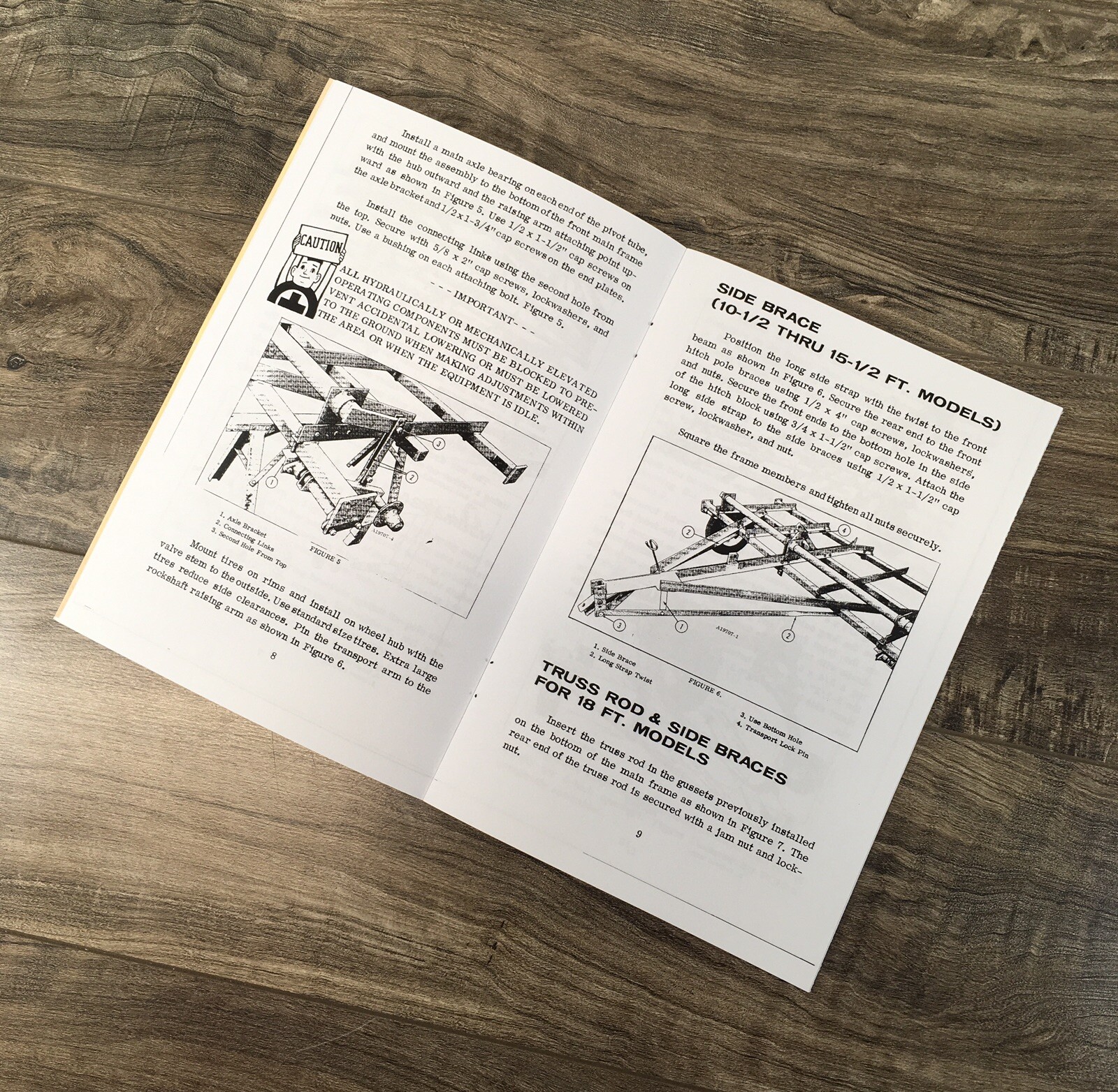 Case FC14-6 FC15-6 & FC18 Field Cultivator Operators Manual Owners Maintenance - Image 5