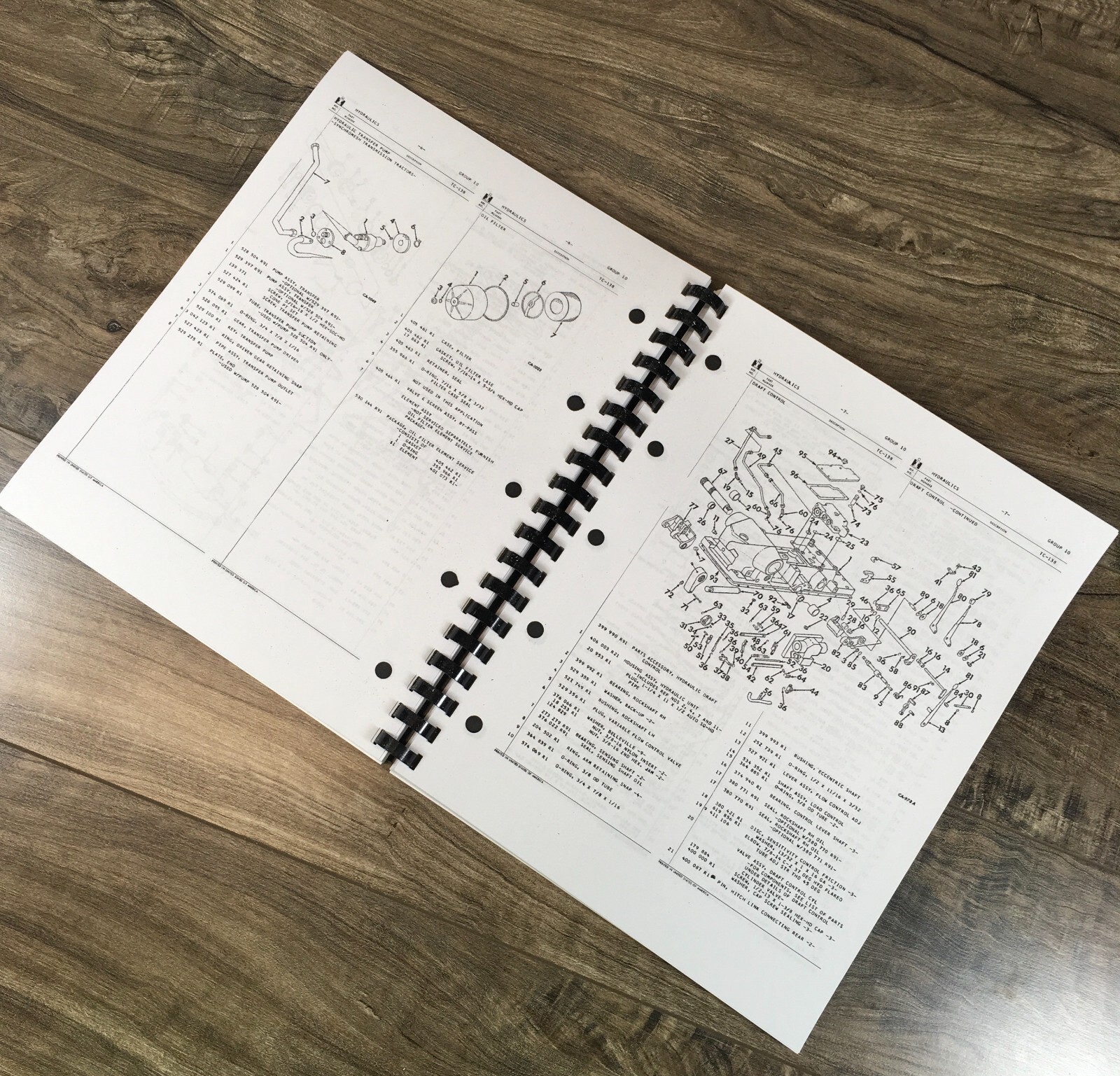 International 574 2500 Series A Tractor C-200 Gas Engine Parts Catalog Set IH - Image 4