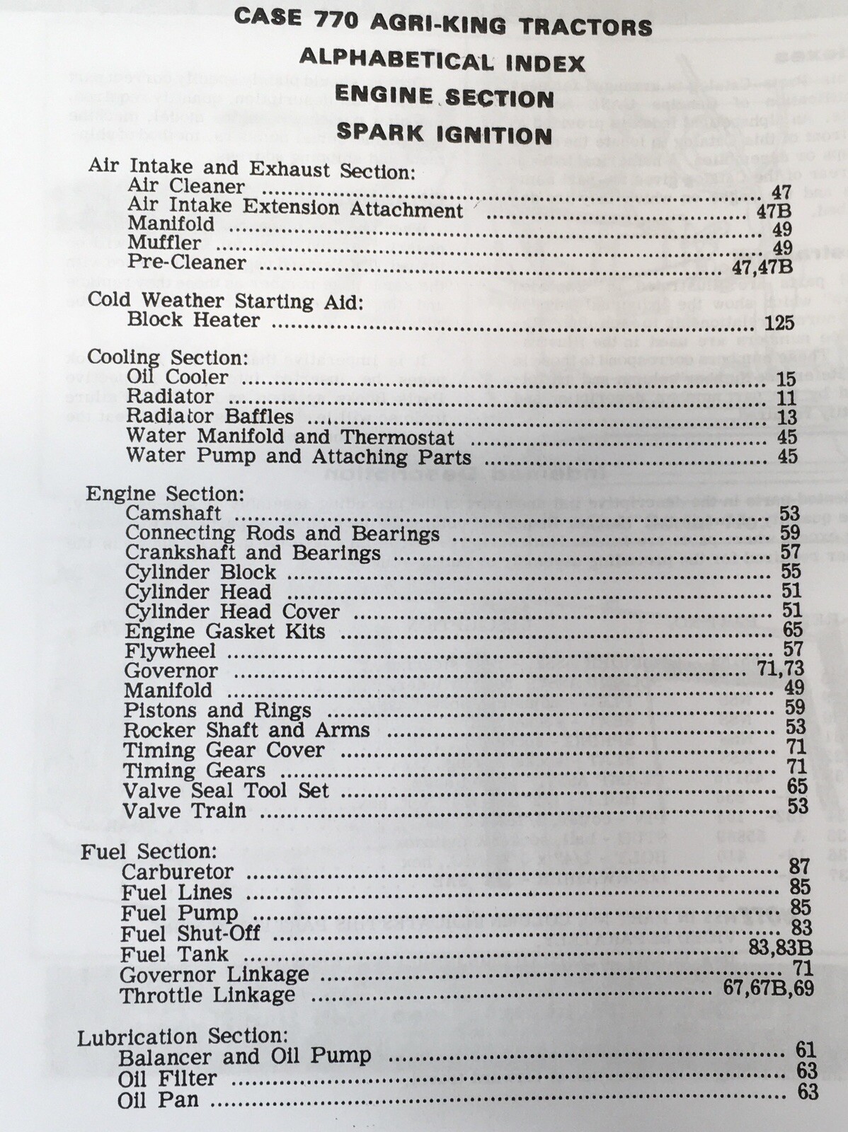 Case 770 Tractor Service Manual Parts Catalog Repair Shop Set SN 8675001-After - Image 12