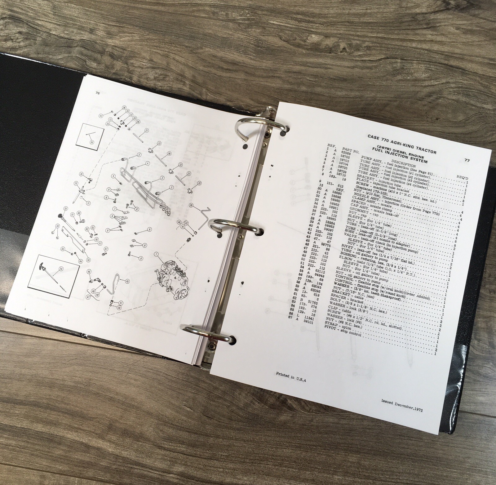 Case 770 Tractor Service Manual Parts Catalog Repair Shop Set SN 8675001-After - Image 20