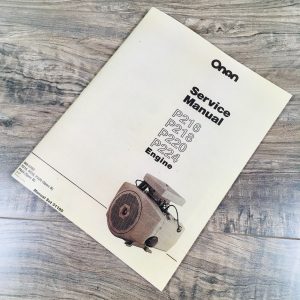 Onan Engine 16 18 20 24 Hp Service Repair Overhaul Manual Shop Workshop Book