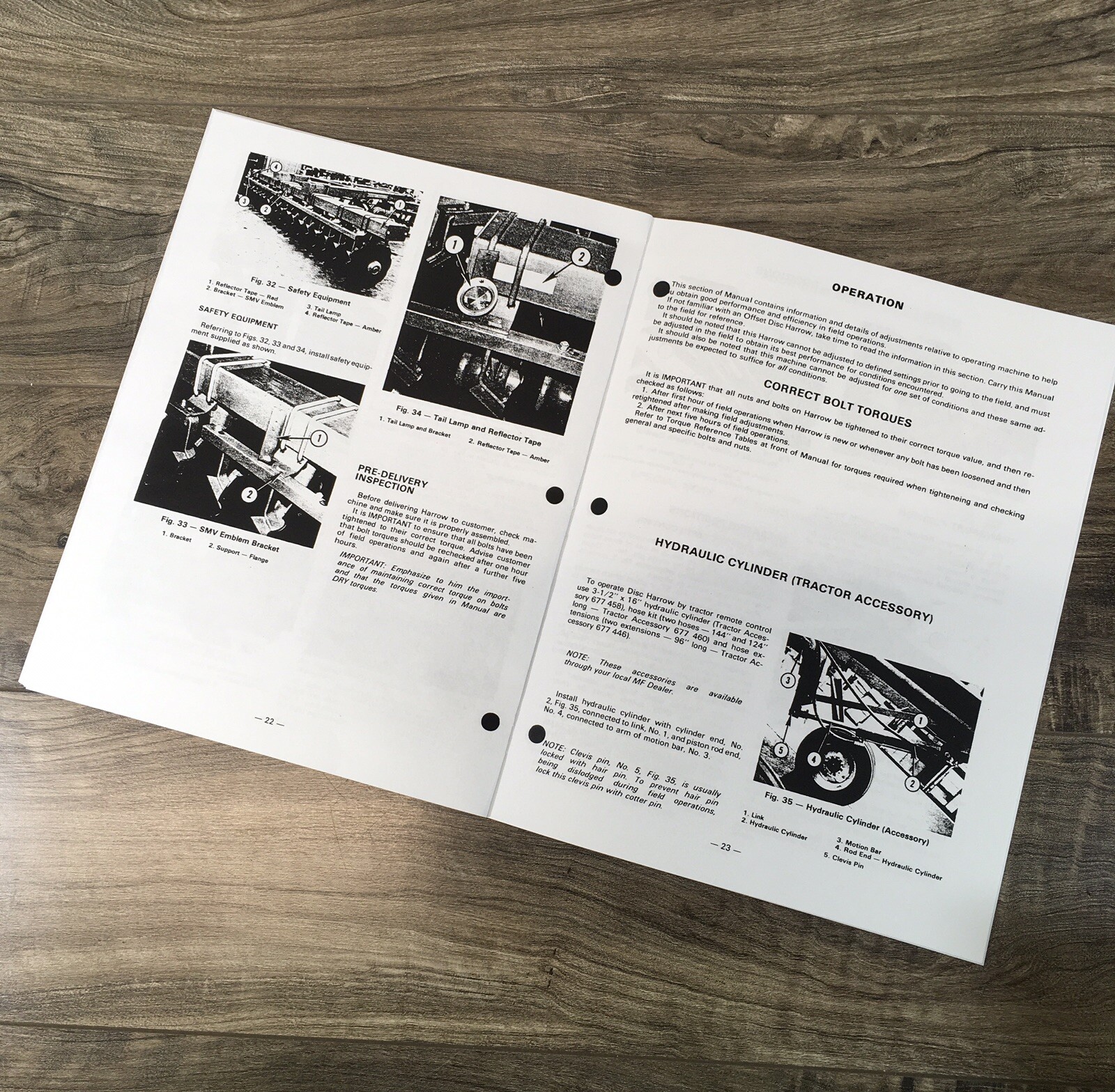 Massey Ferguson 40 Offset Disc Harrow Operators Manual Owners Book Maintenance - Image 5