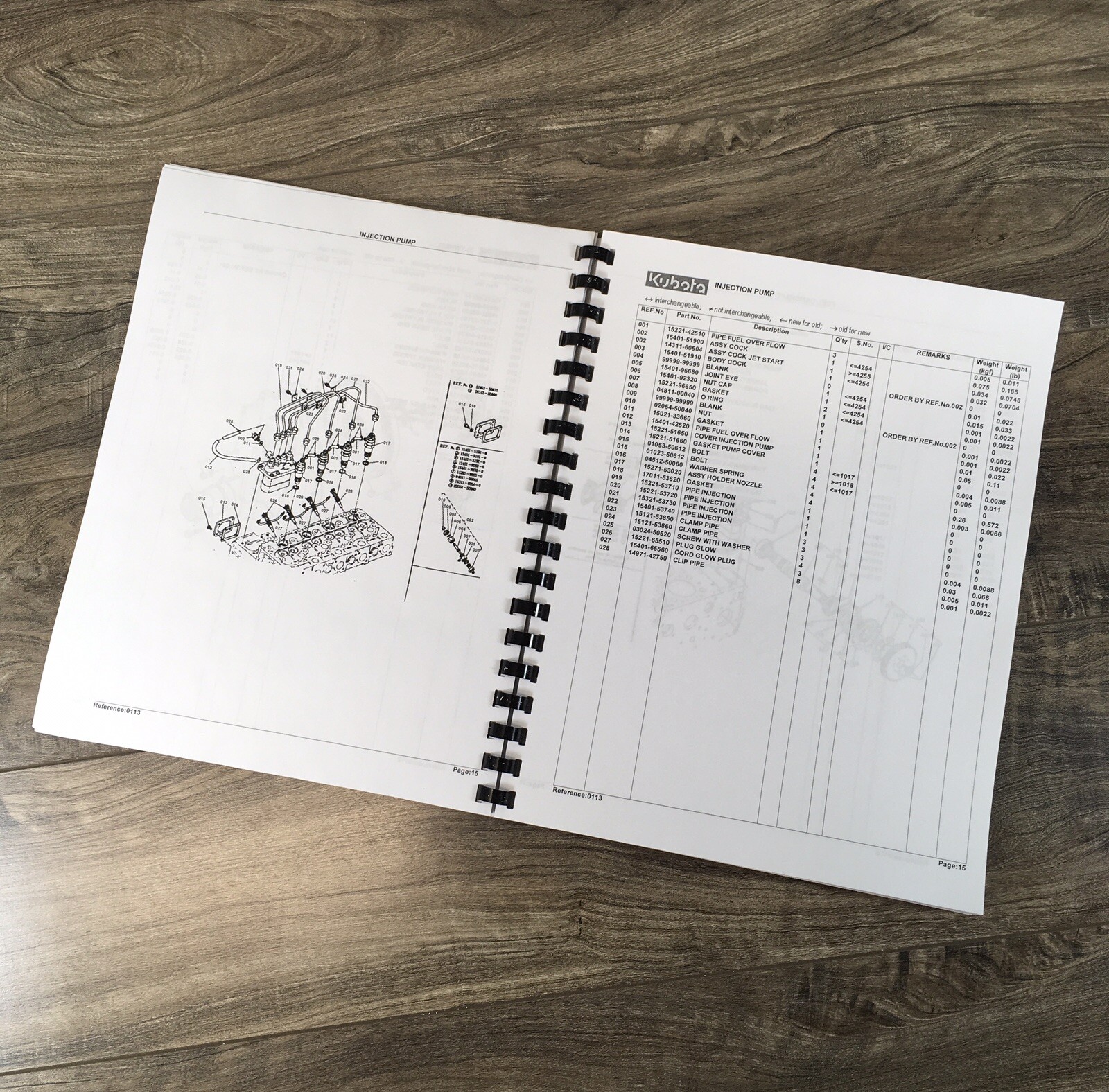Kubota L345 Tractor Parts Manual Catalog Assembly Schematics Exploded Views - Image 6