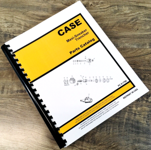 Case Maxi-Sneaker Trencher Plow Parts Manual Catalog Book Assembly Schematic