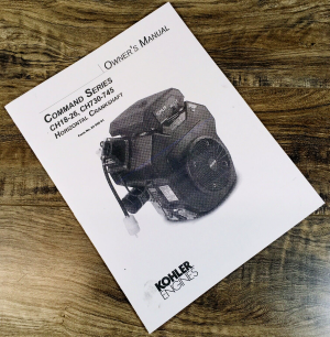 Kohler Command CH730 CH740 CH745 Horizontal Crankshaft Engine Operators Manual