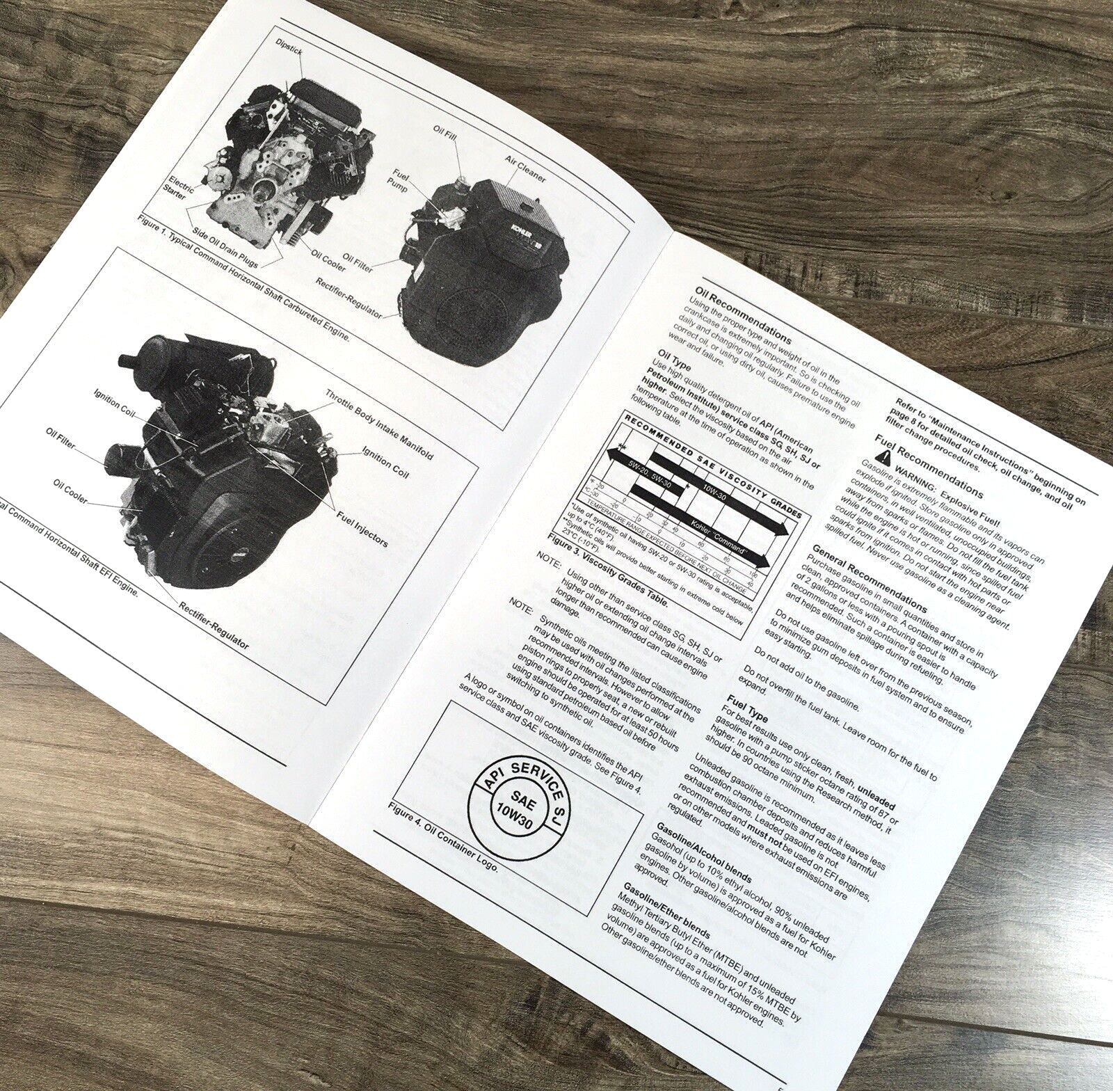 Kohler Command CH730 CH740 CH745 Horizontal Crankshaft Engine Operators Manual - Image 2