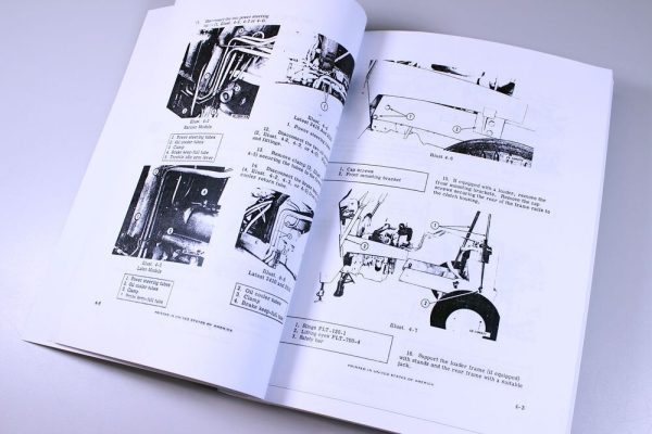 International 2400B Loader Backhoe Tractor Service Parts Operators Manual Set - Image 23