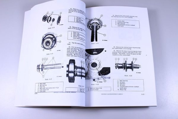 International 2400B Loader Backhoe Tractor Service Parts Operators Manual Set - Image 24