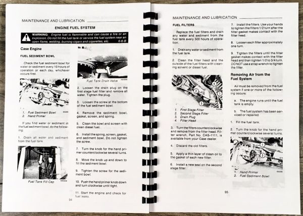 Case 1080 Crawler Excavator Service Manual Parts Catalog Operators Owners Set - Image 24