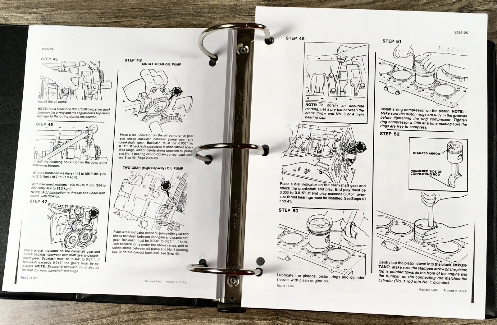 Case 1080 Crawler Excavator Service Manual Parts Catalog Set Repair Shop Book - Image 10