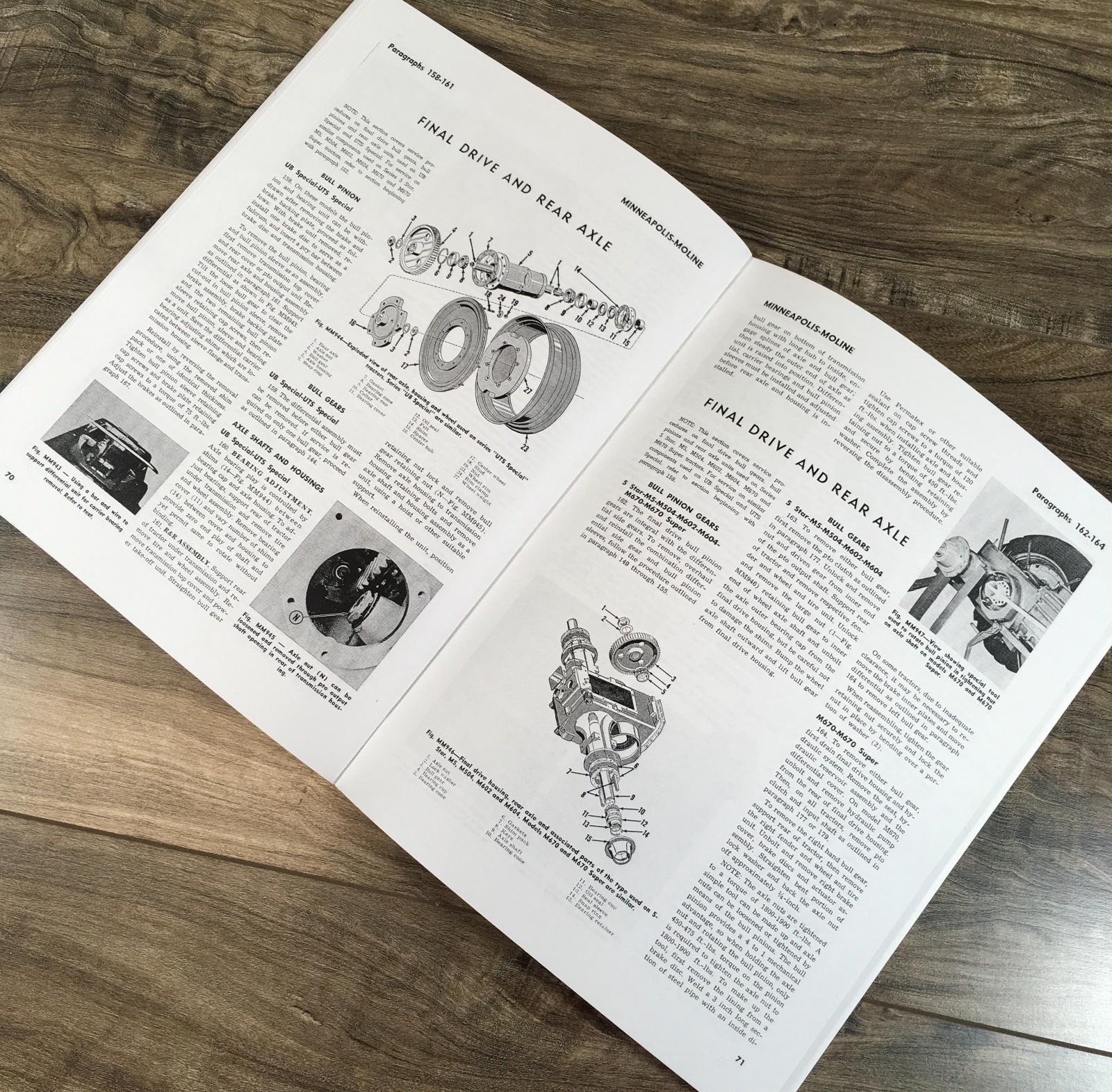 Minneapolis Moline 5 Star Tractor Service Parts Operators Manual Set Repair Book - Image 8