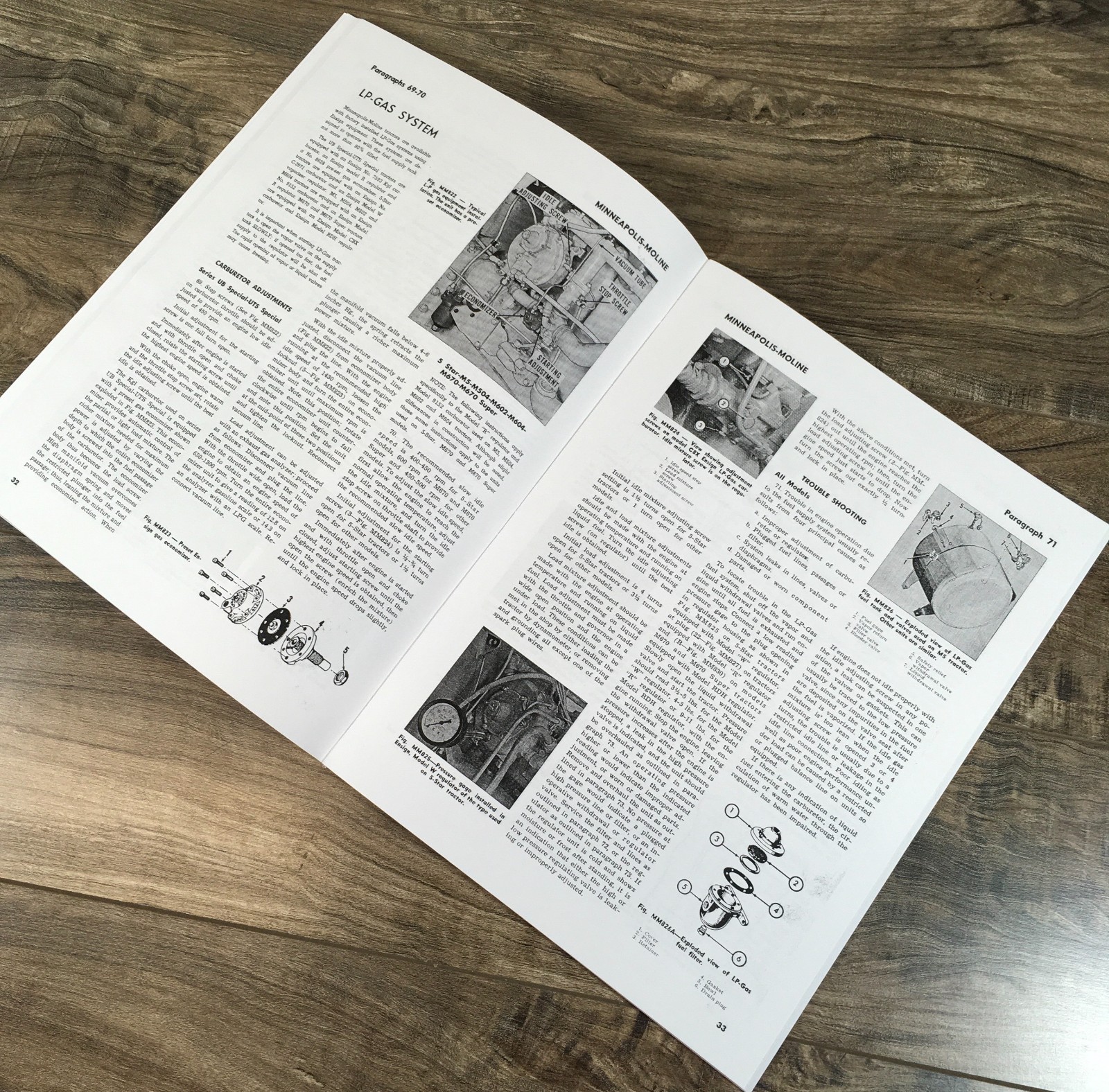 Minneapolis Moline 5 Star Tractor Service Parts Operators Manual Set Repair Book - Image 9