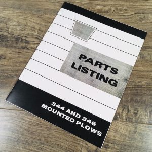 Oliver 344 346 Mounted Plow Parts Manual Catalog Book Assembly Schematics Views