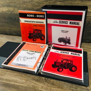 Allis Chalmers 6080 Tractor Service Parts Manual Set Repair Shop Catalog Book