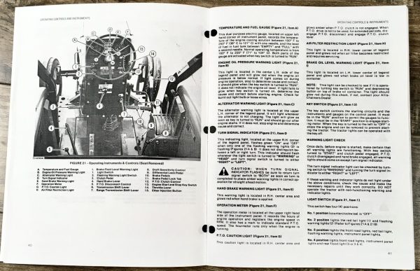 Allis Chalmers 6080 Tractor Service Parts Manual Set Repair Shop Catalog Book - Image 22