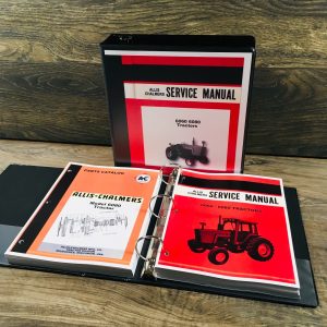 Allis Chalmers 6080 Tractor Service Parts Manual Set Repair Shop Catalog Book