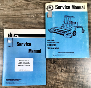 International 275 375 Windrower Service Manual Set Repair Shop Technical Book