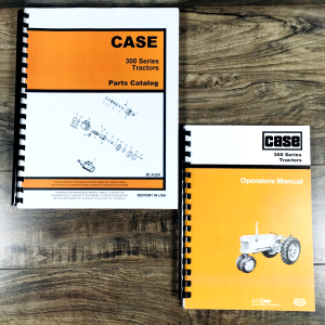 Case 300 301 310 311 312 Tractor Parts Catalog Operators Manual Set Owners Book