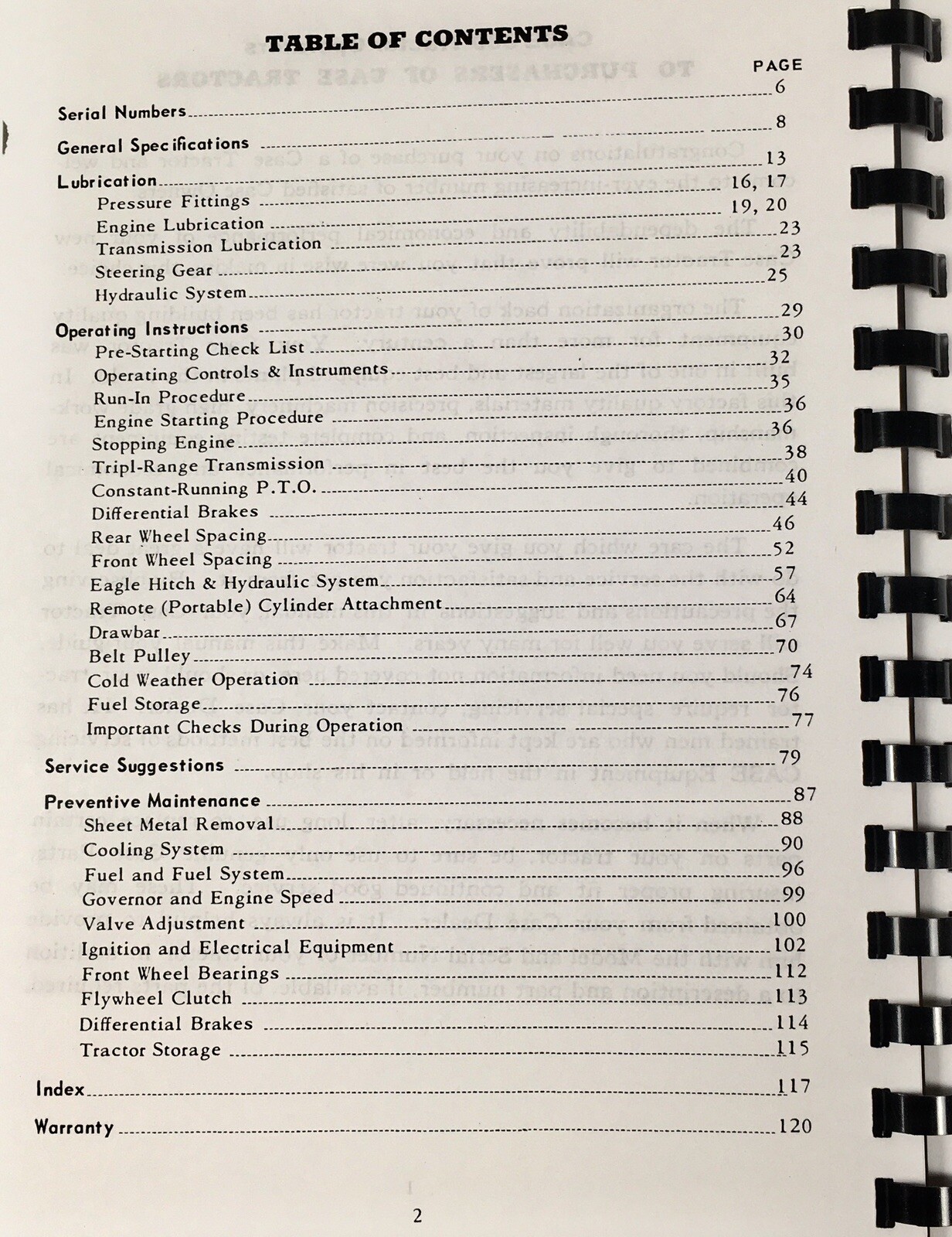 Case 300 301 310 311 312 Tractor Parts Catalog Operators Manual Set Owners Book - Image 7