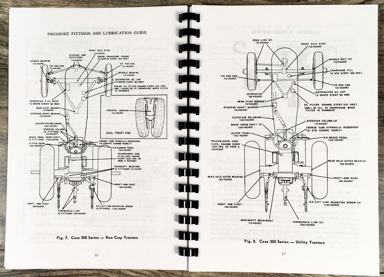 Case 300 301 310 311 312 Tractor Parts Catalog Operators Manual Set Owners Book - Image 8