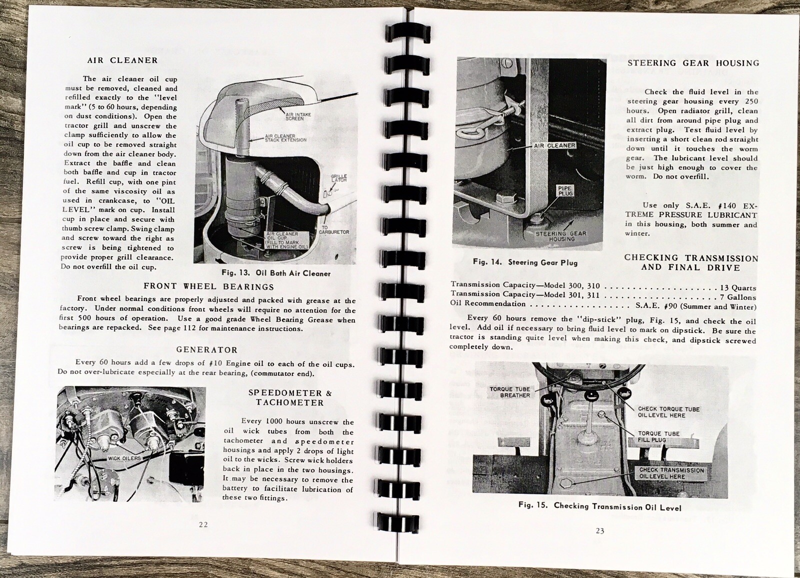 Case 300 301 310 311 312 Tractor Parts Catalog Operators Manual Set Owners Book - Image 9