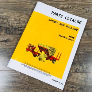 New Holland 1046 Automatic Bale Wagon Parts Manual Catalog Book Assembly