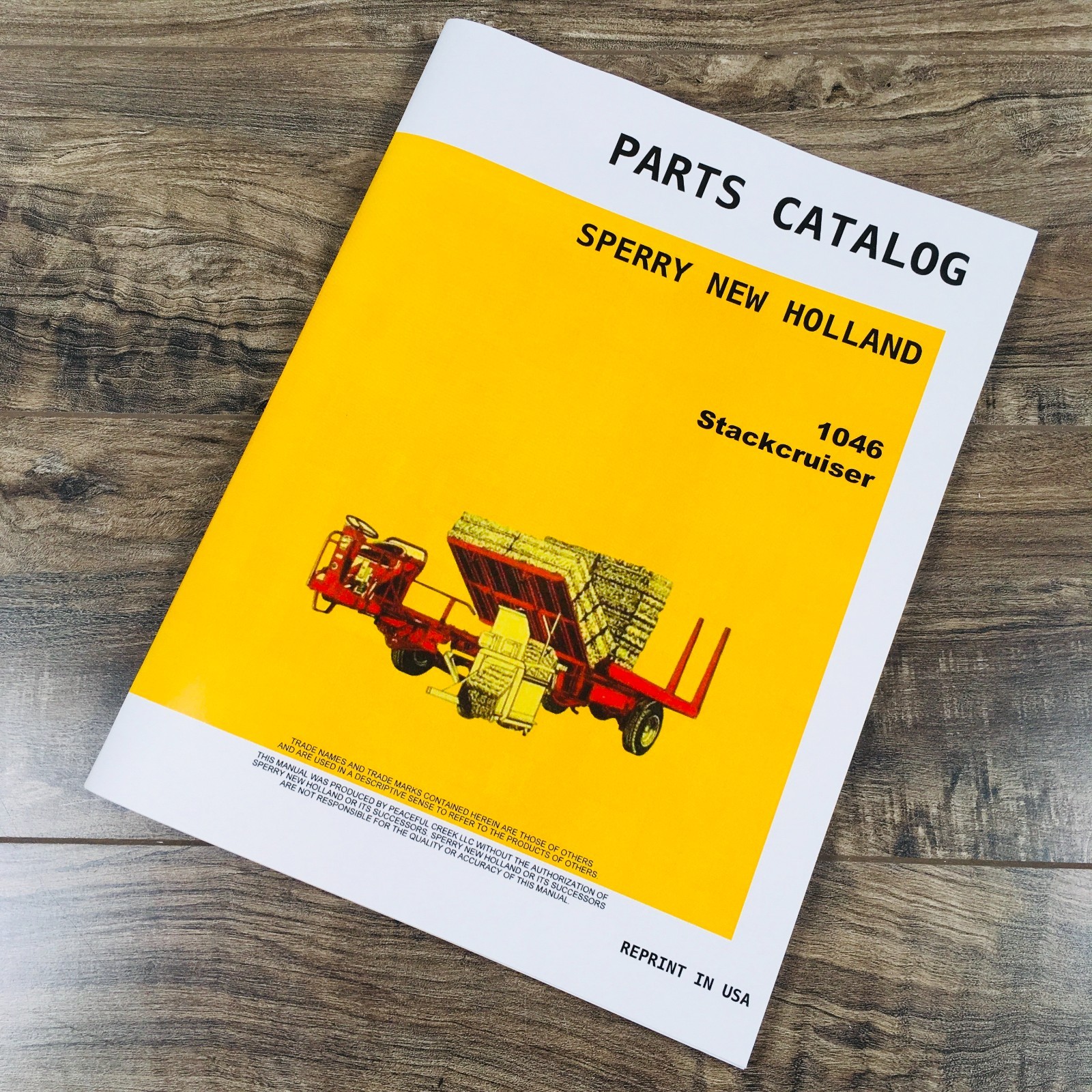 New Holland 1046 Automatic Bale Wagon Parts Manual Catalog Book Assembly