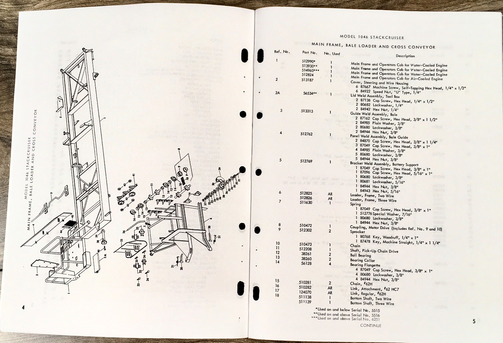 New Holland 1046 Automatic Bale Wagon Parts Manual Catalog Book Assembly - Image 3