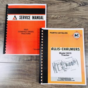 Allis Chalmers 5015 Compact Tractor Service Manual Parts Set Catalog Repair Shop