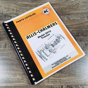 Allis Chalmers 5015 Tractor Parts Manual Catalog Book Assembly Schematics Views