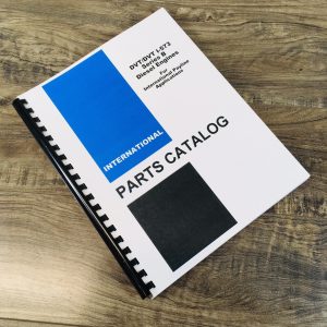 Dresser DVT-573B DVTI-573B Diesel Engine Parts Manual Catalog Book