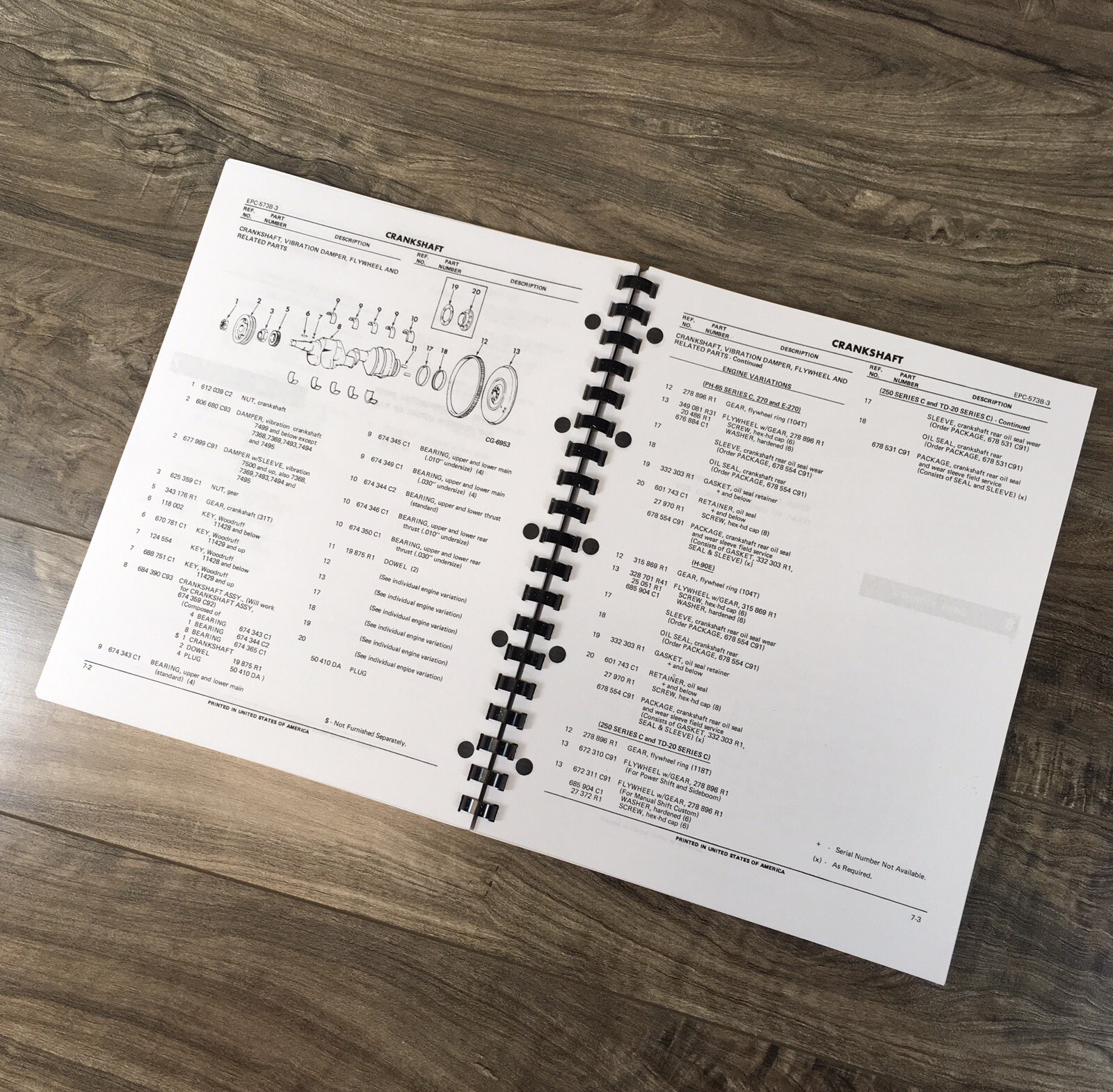 Dresser DVT-573B DVTI-573B Diesel Engine Parts Manual Catalog Book - Image 3